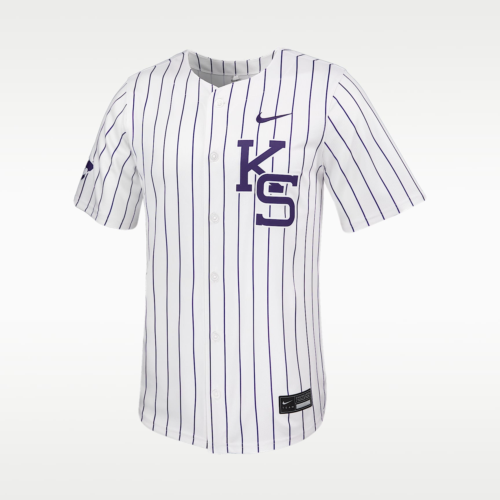Kansas State Pinstripe Men's Nike Dri-FIT College Limited Baseball